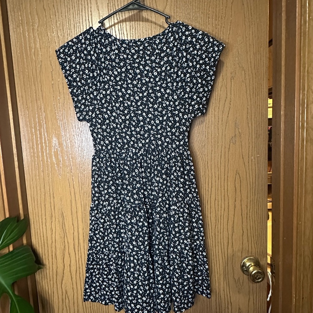 Urban Outfitters Black Floral Mini Dress - Picture 3 of 3